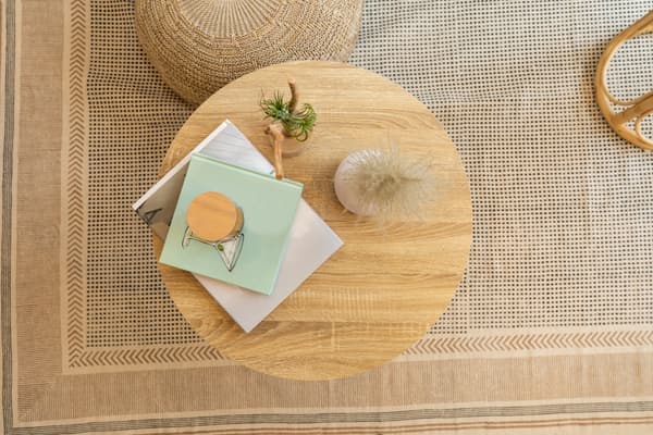 iStock Credit: 12986518 Overhead view of a living room table